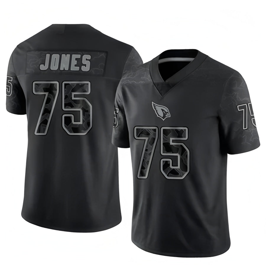 Custom #75 Black ARI Football Shirt Top