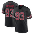 Custom #93 Black ARI Football Shirt Top