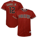 Custom #12 Red ARI Baseball Shirt Top