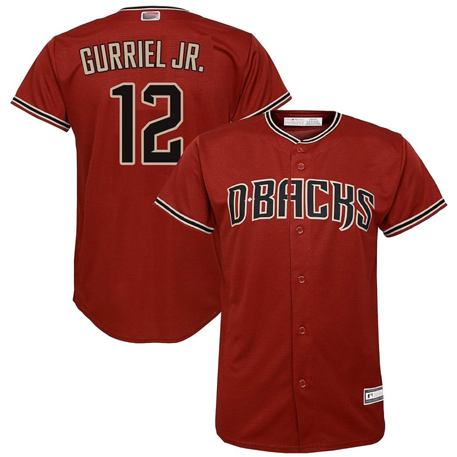 Custom #12 Red ARI Baseball Shirt Top