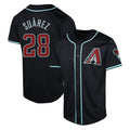 Custom #28 Black ARI Baseball Shirt Top