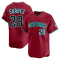 Custom #28 Red ARI Baseball Shirt Top