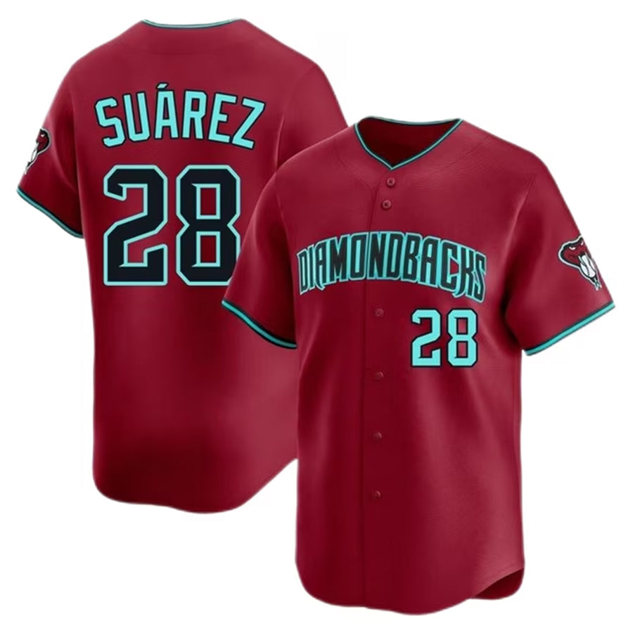 Custom #28 Red ARI Baseball Shirt Top