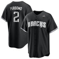 Custom #2 Black ARI Baseball Shirt Top