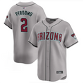 Custom #2 Gray ARI Baseball Shirt Top