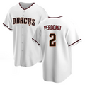 Custom #2 White ARI Baseball Shirt Top