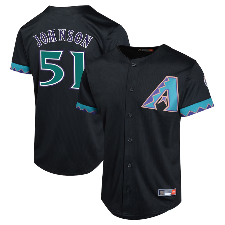 Custom #51 Black ARI Baseball Shirt Top