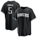 Custom #5 Black ARI Baseball Shirt Top