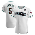 Custom #5 White ARI Baseball Shirt Top