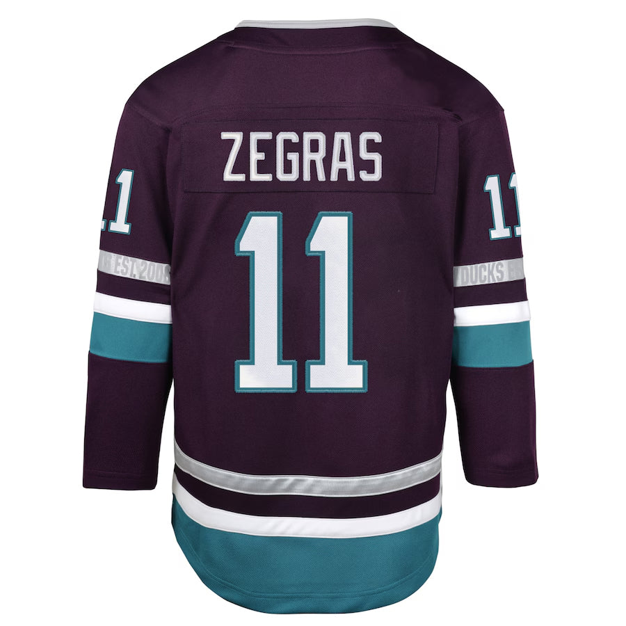 Custom #11 Purple ANA Hockey Shirt Top