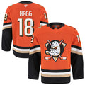 Custom #18 Orange ANA Hockey Shirt Top