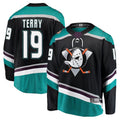 Custom #19 Black ANA Hockey Shirt Top