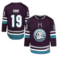 Custom #19 Maroon ANA Hockey Shirt Top