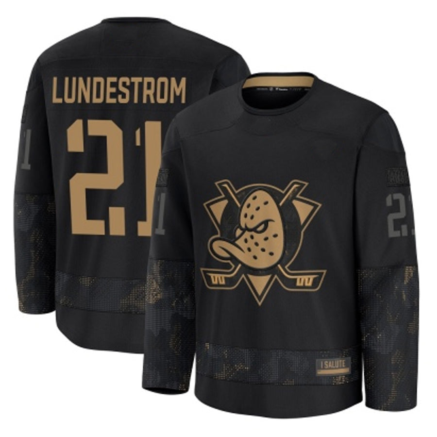 Custom #21 Black ANA Hockey Shirt Top