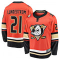 Custom #21 Orange ANA Hockey Shirt Top