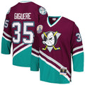 Custom #35 Blue 2002 ANA Hockey Shirt Top
