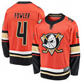 Custom #4 Orange ANA Hockey Shirt Top