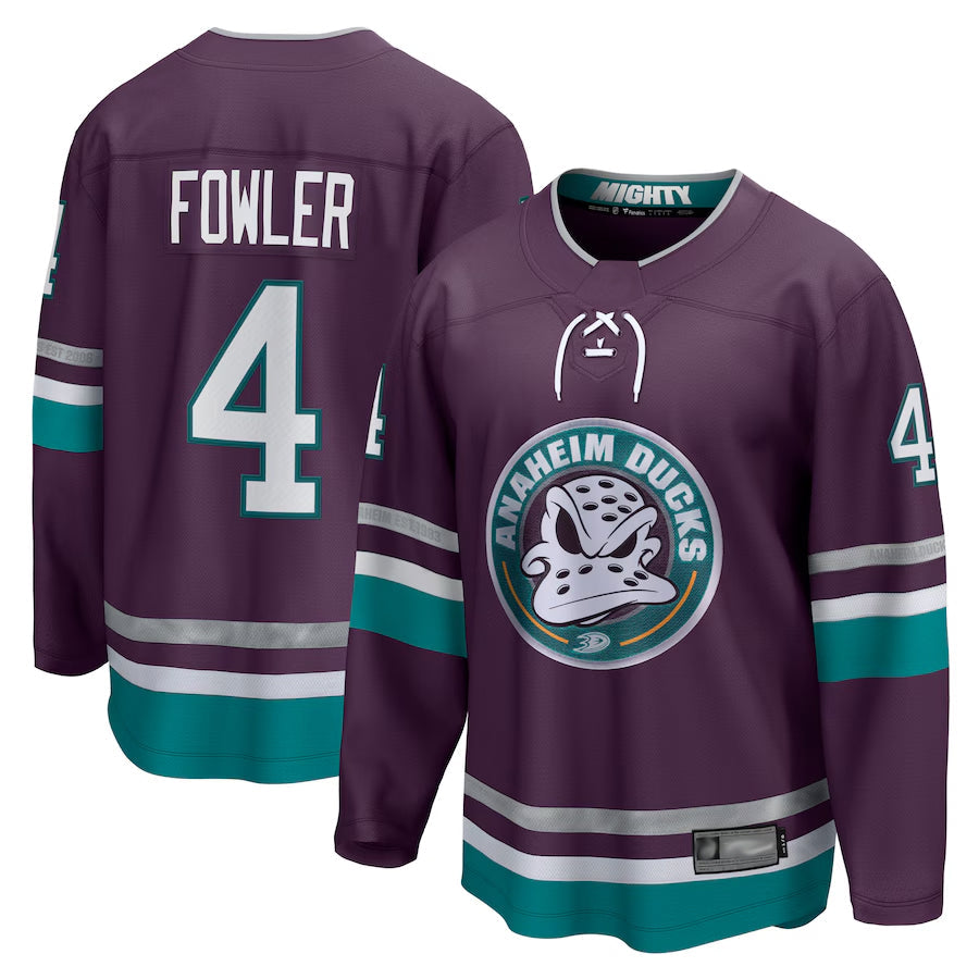 Custom #4 Maroon ANA Hockey Shirt Top