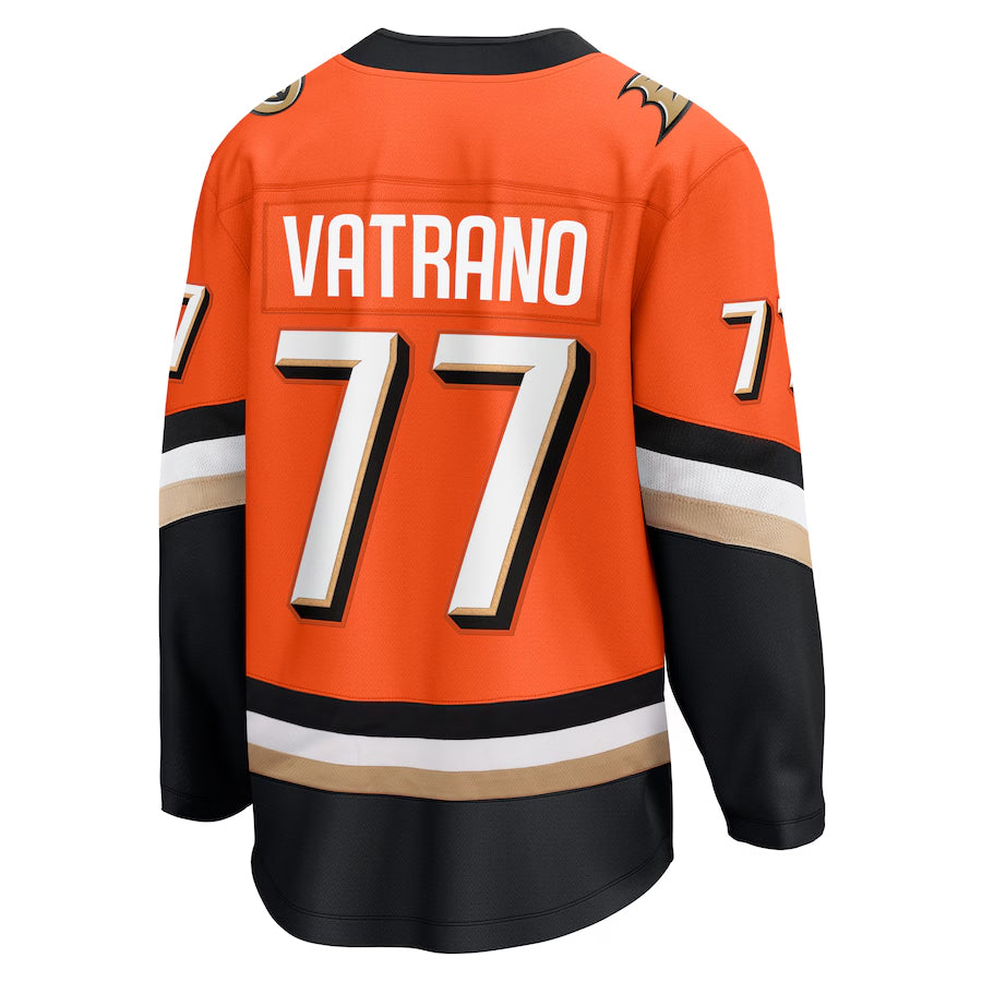 Custom #77 Orange ANA Hockey Shirt Top