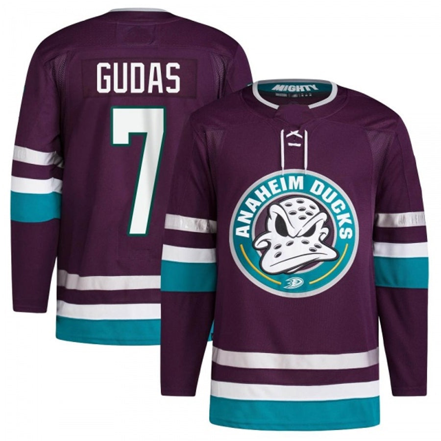 Custom #7 Maroon ANA Hockey Shirt Top