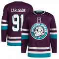 Custom #91 Purple ANA Hockey Shirt Top