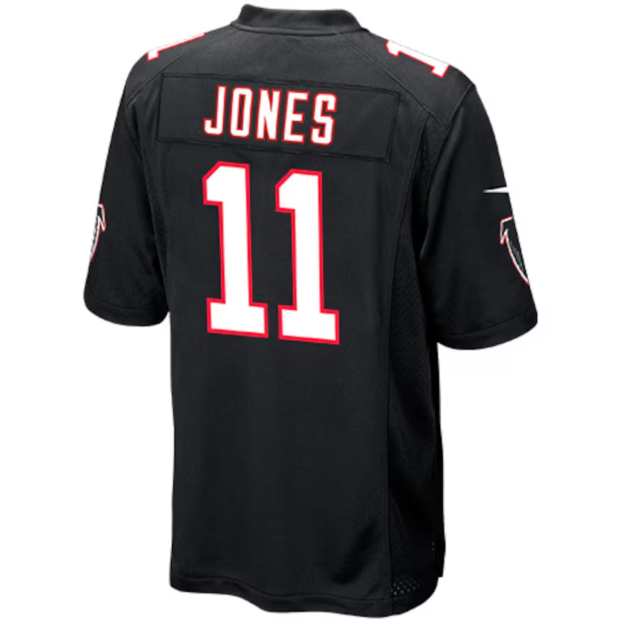 Custom #11 Black ATL Football Shirt Top