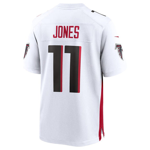 Custom #11 White ATL Football Shirt Top