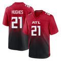 Custom #21 Red ATL Football Shirt Top