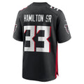 Custom #33 Black ATL Football Shirt Top