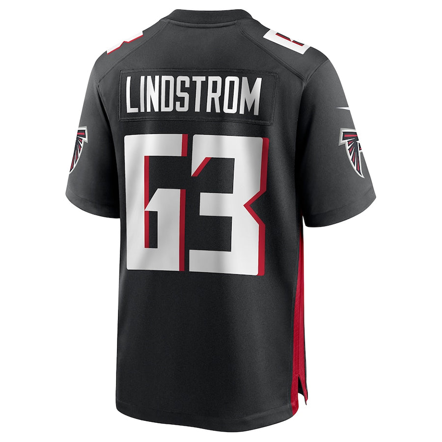 Custom #63 Black ATL Football Shirt Top