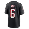 Custom #6 Black ATL Football Shirt Top