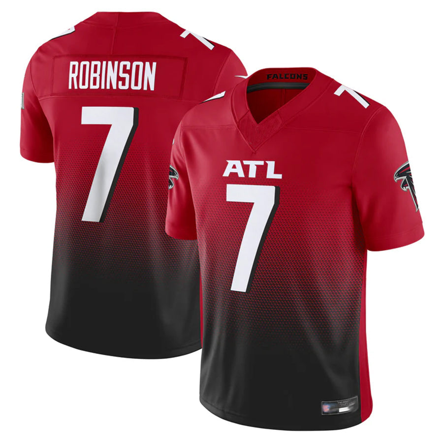 Custom #7 Red ATL Football Shirt Top