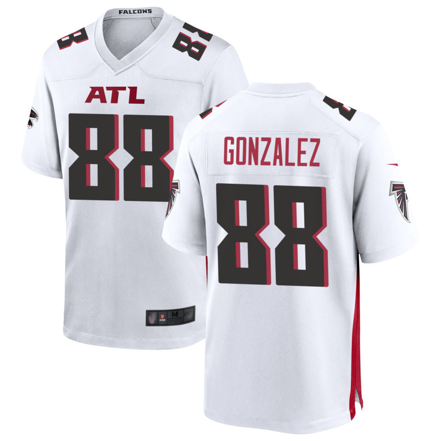 Custom #88 White ATL Football Shirt Top