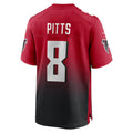 Custom #8 Red ATL Football Shirt Top