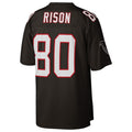 Custom #80 Black ATL Football Shirt Top