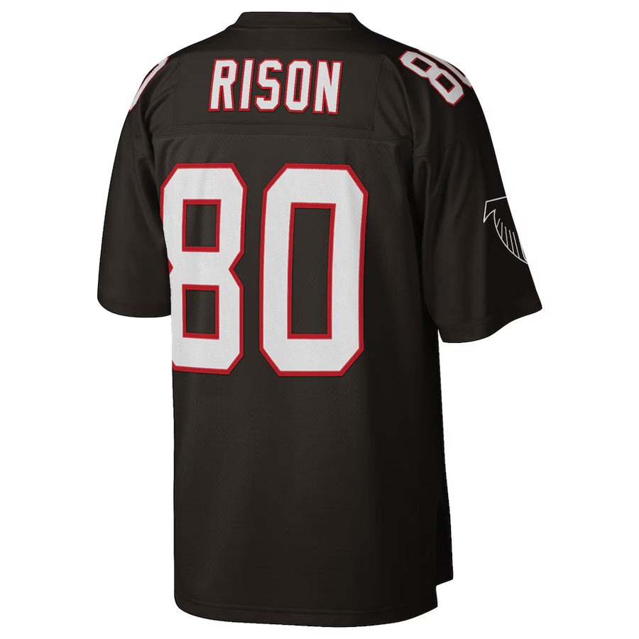 Custom #80 Black ATL Football Shirt Top