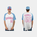 #55 ADRIAN MARTINEZ MEXICO BASEBALL 2023 WORLD BASEBALL CLASSIC JERSEY ¨C WHITE BLUE Stitches Baseball Jerseys