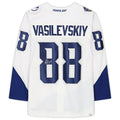 TB.Lightning #88 Andrei Vasilevskiy Supporters Authentic Autographed 2022 Stadium Series Jersey White Stitched American Hockey Jerseys