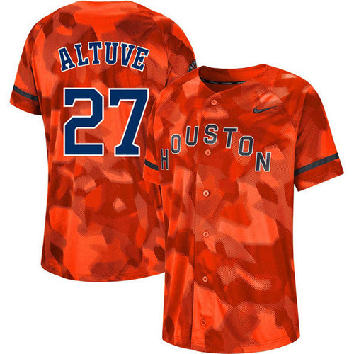 Custom #0 ALTUVE Retro Stitched Baseball Jersey - Classic Edition