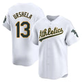 Custom #13 White OAK Baseball Shirt Top