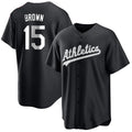 Custom #15 Black OAK Baseball Shirt Top