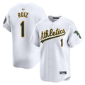 Custom #1 White OAK Baseball Shirt Top