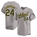 Custom #24 Gray OAK Baseball Shirt Top