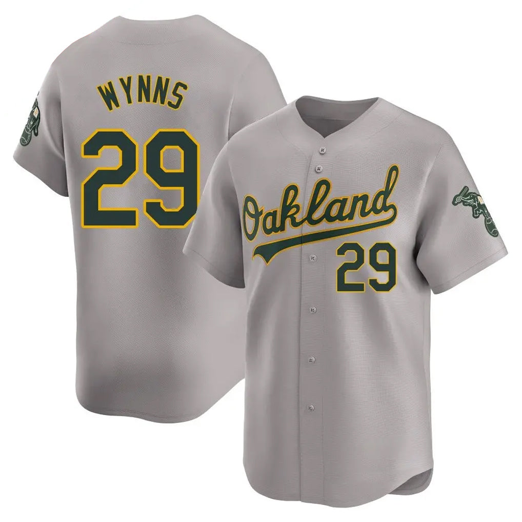 Custom #29 Gray OAK Baseball Shirt Top