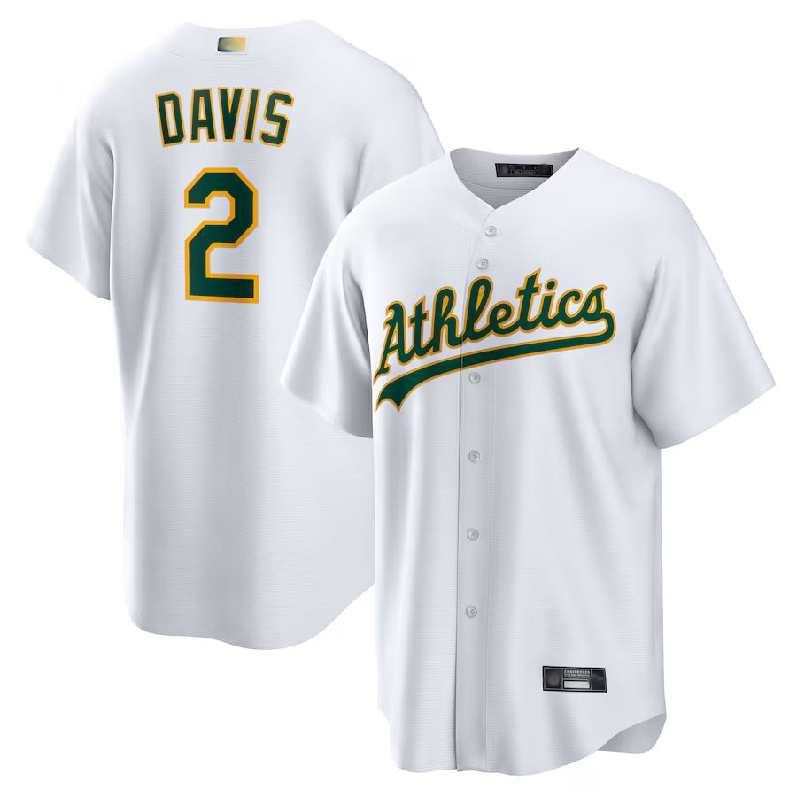 Custom #2 White OAK Baseball Shirt Top