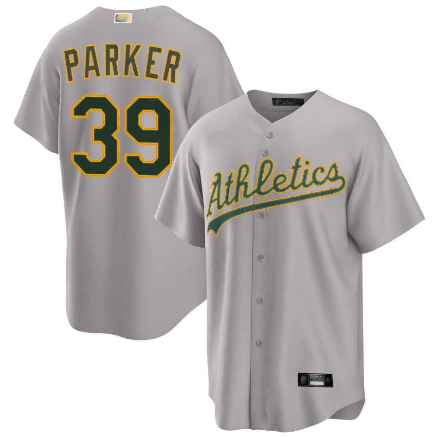 Custom #39 Gray OAK Baseball Shirt Top
