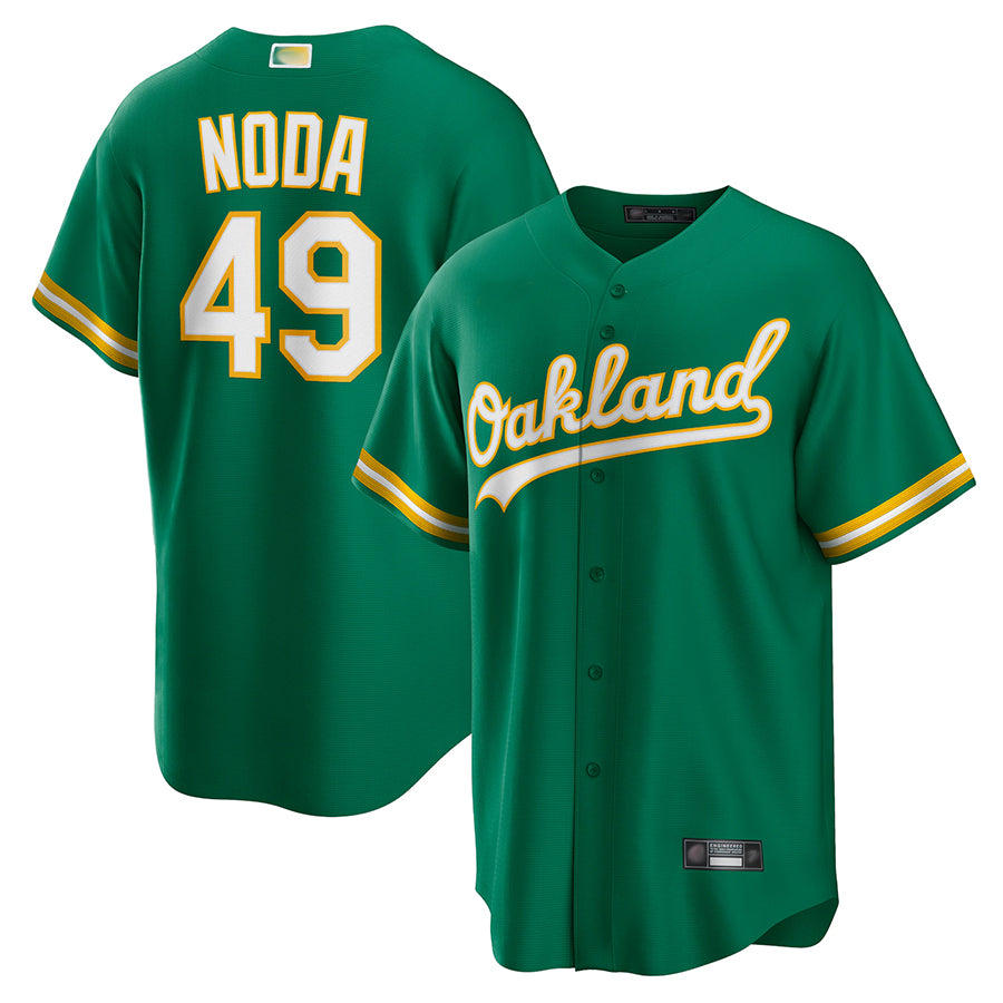 Custom #49 Green OAK Baseball Shirt Top
