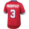 A.Braves #3 Dale Murphy Mitchell & Ness Cooperstown Collection Big & Tall Mesh Batting Practice Jersey - Red