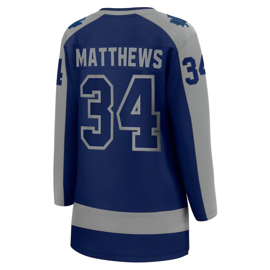 T.Maple Leafs #34 Auston Matthews Supporters Branded 2020-21 Special Edition Breakaway Player Jersey Blue Stitched American Hockey Jerseys