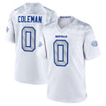 Custom #0 White BUF Football Shirt Top